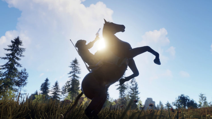 Rust Giddy Up Juni Update Pferdereiten