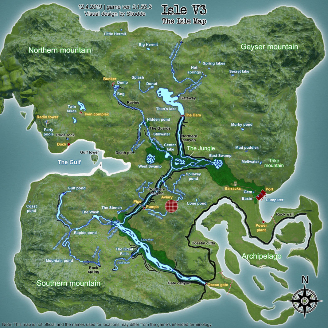 The Isle Maps SurvivalSandbox.de